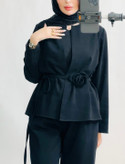 کت و شلوار زنانه شیک و مجلسی رنگ سبز