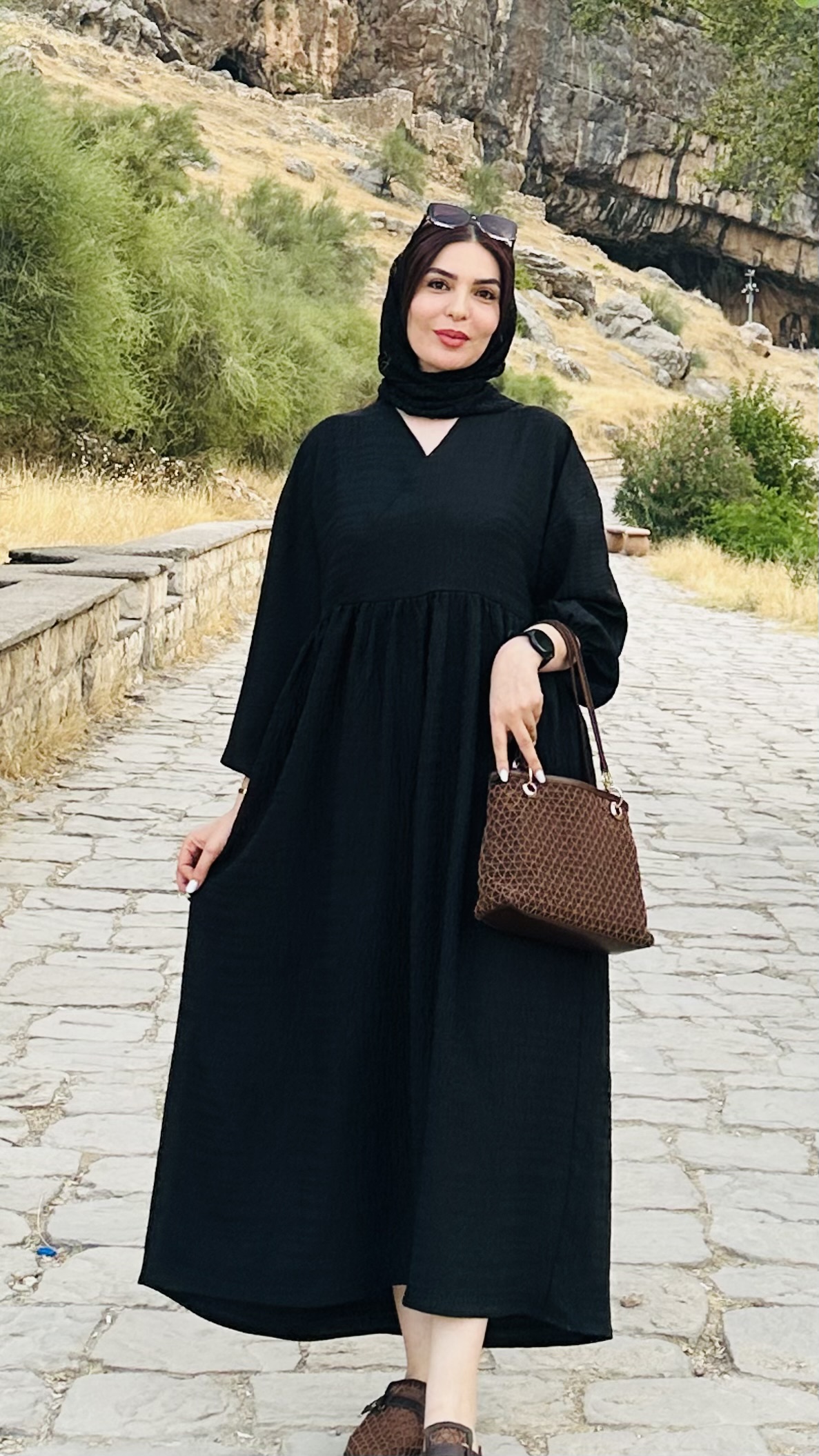 مانتو کفتان شیک زنانه شانتون سایزفری تا۵۰رنگبندی متنوع